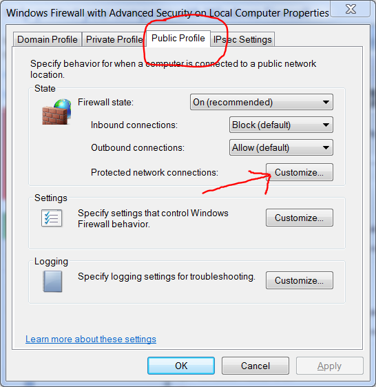 Firewall config 2